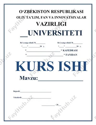 korxona foydasini shakllantirish va undan samarali foydalanish yo’llari — DOCX