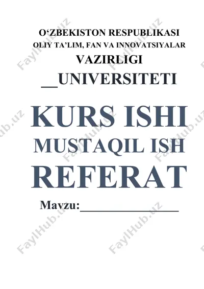 asosiy elementar funksiyalarning n-tartibli hosilalari formulasini keltirib chiqarish — DOCX