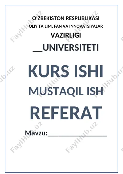 yosh avlod tarbiyasida oilaning o’rni haqida mutaffakirlar ta’limoti — DOCX