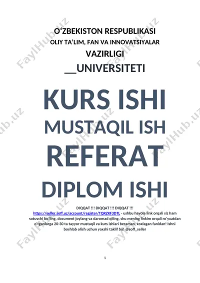 maktabgacha ta’lim muassasasi, oila va maktab hamkorligi — DOCX