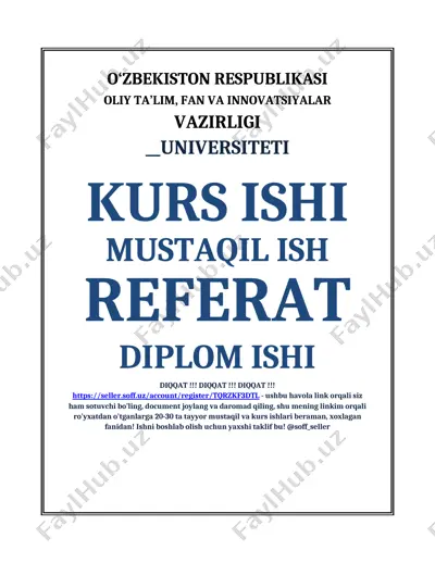 flinn klassifikatsiyasi va sisd arxitekturasi haqidagi taqdimot — DOCX