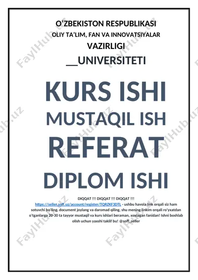 gamma nurlanishi va ishki konversiya kurs ishi — DOCX