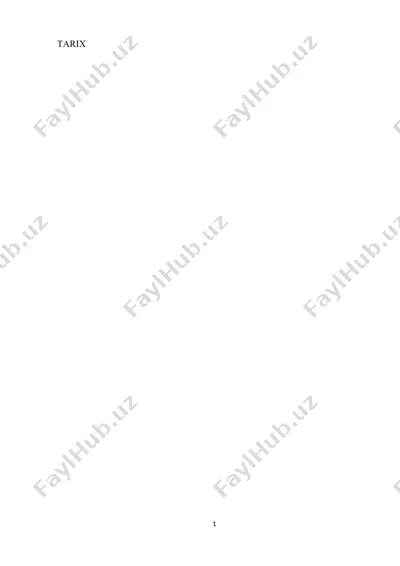 ijtimoiy va gumanitar fanlar blok-moduli – tarix — DOCX