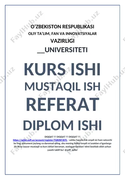 elektron jurnal kompleks axborot tizimi — DOCX