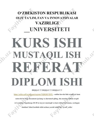yaponiya iqtisodiyoti va globallashuvi haqida kurs ishi — DOCX