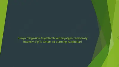 mineral o‘g‘itlar — PPTX