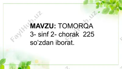 tomorqa — PPTX