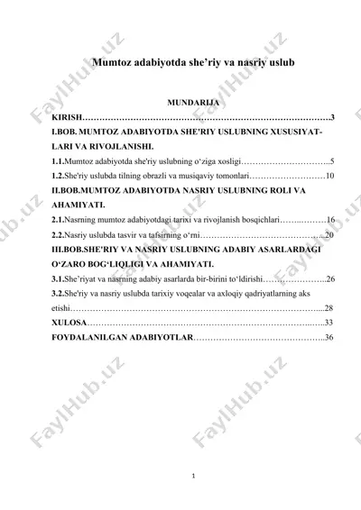 mumtoz adabiyotda she’riy va nasriy uslub — DOCX