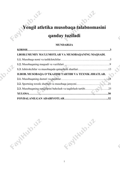 yengil atletika musobaqa talabnomasi — DOCX