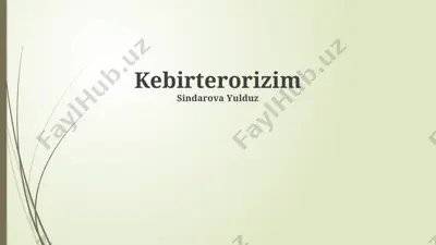 kiberterrorizm — PPTX