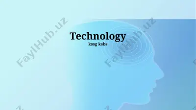 technology: societal impact and future trends — PPTX