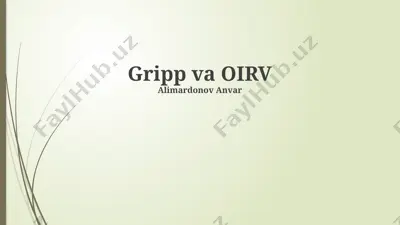 grip and oirv texnologiyalari bo‘yicha amaliy qo‘llanma — PPTX