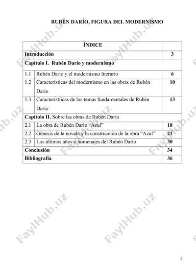 rubén darío, figura del modernismo — DOCX