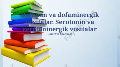 dopamin va serotonin ergik vositalar taqdimoti — PPTX