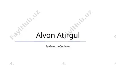 alvon atirgul — PPTX
