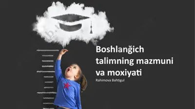 boshlang‘ich ta’lim dasturi — PPTX