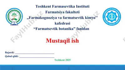 o'simliklar sistematikasi. taqdimot 17 bet — PPT