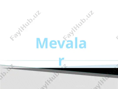 mevalar — PPTX