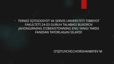 mirzo ulugbek davlat arbobi va buyuk olim — PPTX