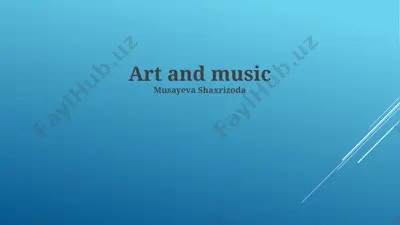intertwined histories: art and music interrelations — PPTX