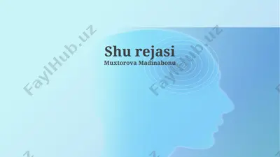 suv resurslarini boshqarish strategiyasi — PPTX