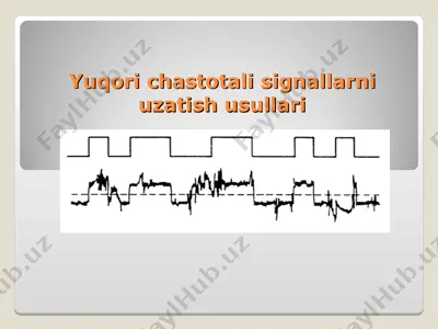 yuqori chastotali signal uzatish uchun optik aloqa texnologiyalari — PPT