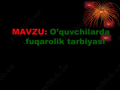 o’quvchilarda fuqarolik tarbiyasi — PPT