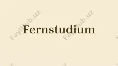 fernstudium — PPTX