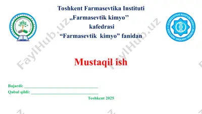 adamantanlar (remantadin, midantan) guruhiga kirgan dori moddalar tahlili va ishlatilishi. taqdimot 10 bet — PPT