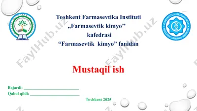 aminoglikozidlarning tahlilida xromotografik usullarining qo'llanilishi. taqdimot 30 bet — PPT