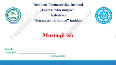 adamantanlar (remantadin, midantan) guruhiga kirgan dori moddalar tahlili va ishlatilishi. taqdimot 16 bet — PPT