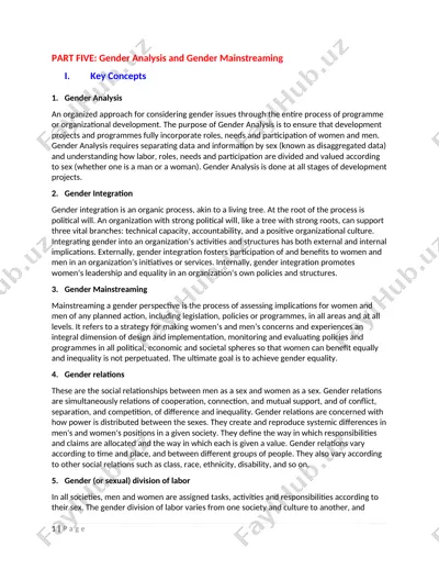 gender analysis framework — DOCX