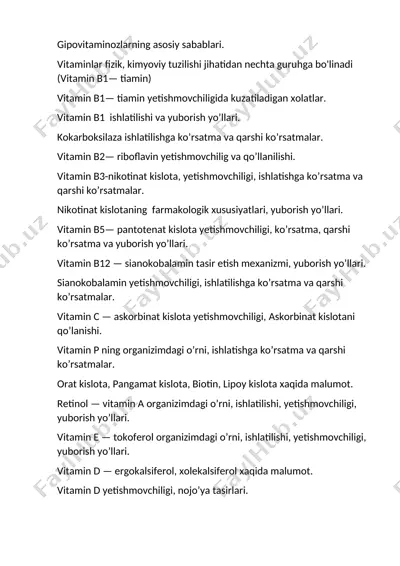farmakologiya bo‘yicha darslik va ma’lumotlar to‘plami — DOCX