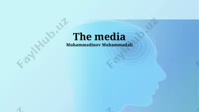 oavning ta'siri va zamonaviy muammolari — PPTX