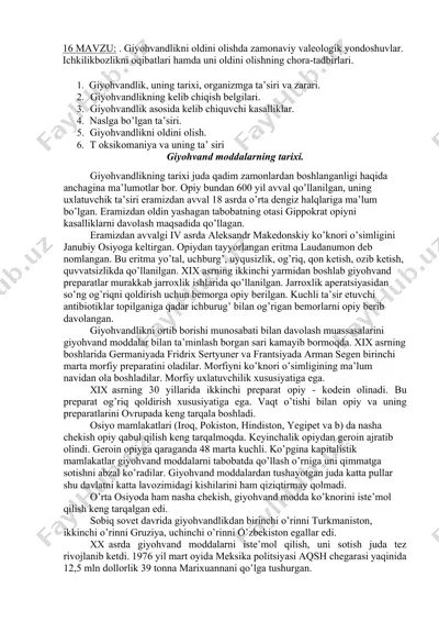 giyohvandlikni oldini olishda zamonaviy valeologik yondoshuvlar — DOCX
