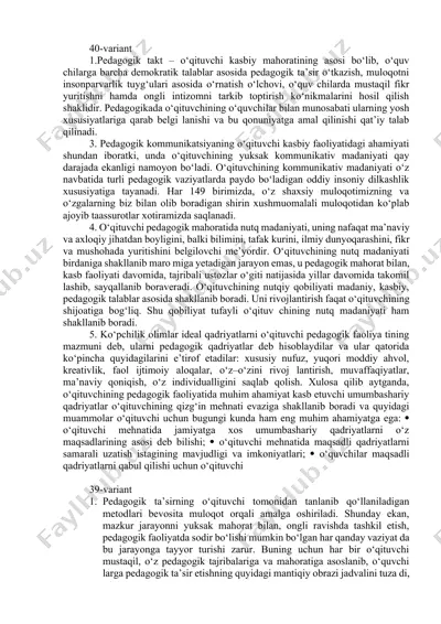 pedagogik mahorat va kommunikatsiya — DOCX