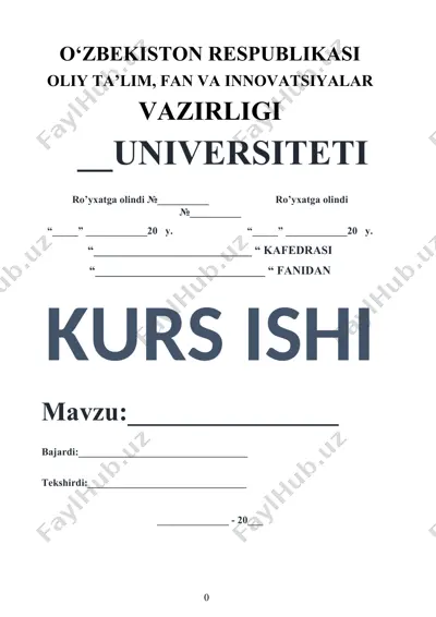 o‘zbekistonda tashqi iqtisodiy faoliyatni erkinlashtirish yo‘llari va usullari — DOCX