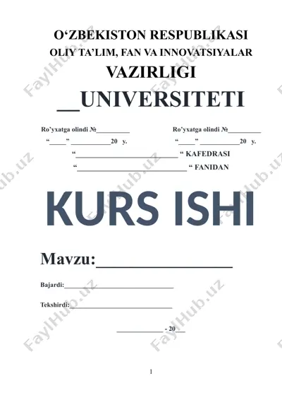 sotsial psixologiya kurs ishi — DOCX