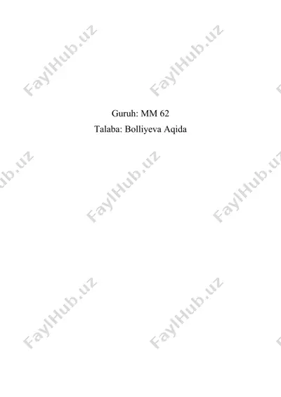 ekonometrik tadqiqotlar bosqichlari va giperbola modelining parametrlarini hisoblash — DOCX