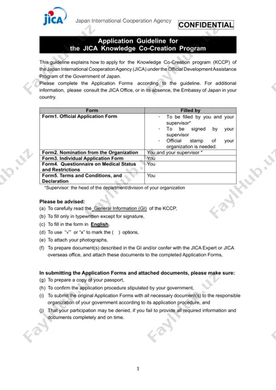 jica knowledge co-creation program application guideline — DOCX