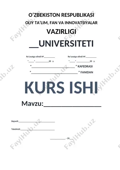 agrar munosabatlar va ularning o’zbekiston iqtisodiyotidagi o’rni — DOCX