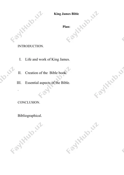king james bible (kjv) — DOCX