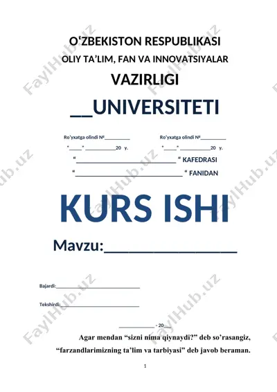 iqtidorli bolalarni aniqlash va ularni tarbiyalash — DOCX