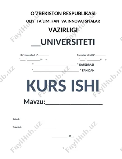 maktabgacha ta’lim va tarbiyani boshqarishning zamonaviy uslublari — DOCX