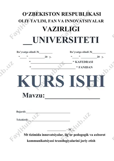 maktabgacha ta’lim tashkilotlarida tarbiyalanuvchilarning kompyuter savodxonligini shakllantirish — DOCX