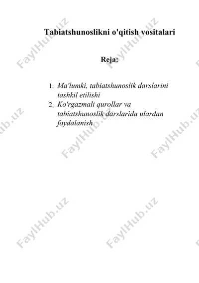 tabiatshunoslikni o'qitish vositalari__2 — DOC