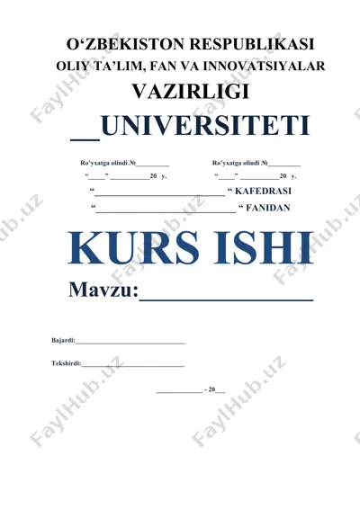 lug‘atshunoslik va lug‘atlarning turlari (kurs ishi) — DOCX