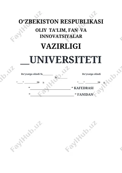 bo‘g‘imoyoqlilar tipi va ularning tuzilishi hamda ekologiysi haqida kurs ishi — DOCX