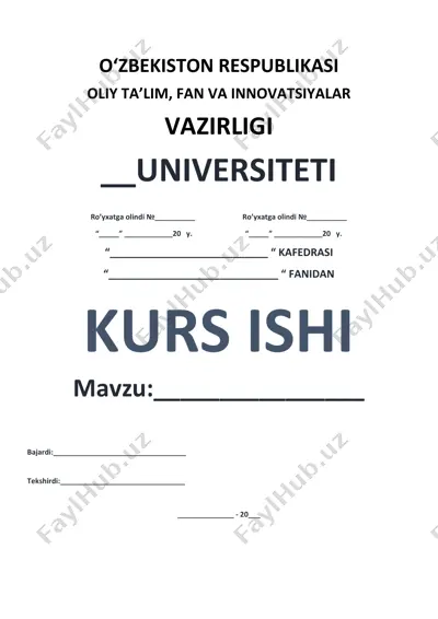 dll kutubxonalari va ularning ishlash tamoyillari — DOCX
