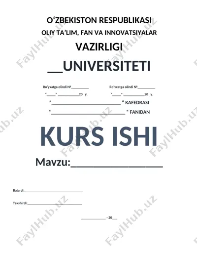 online o‘quv platformasi — DOCX